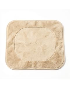 Moss Crest Bath Mat - Beige (synthetic illustration; no displayed measurements)