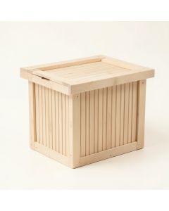 Birch Branch Closed Outdoor Storage Box - Beige (synthetic illustration; no displayed measurements)
