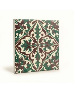 Pharsalia 2 '' X 2 '' Porcelain Arabesque Mosaic Wall & Floor Tile (synthetic illustration; no displayed measurements)