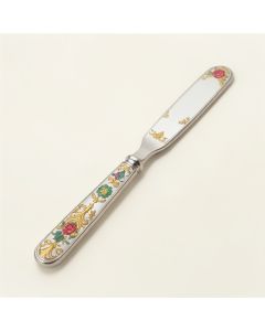 Aikens The Mughal Patti Hand-Painted Cake Butter Knife (synthetic illustration; no displayed measurements)