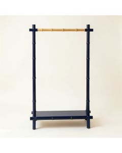 Slate Crest Empty Garment Rack - Navy (synthetic illustration; no displayed measurements)