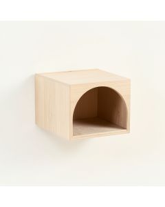 Shore Dell Wall-Mounted Cat Perch - Beige (synthetic illustration; no displayed measurements)