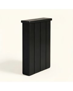 Cliff Canyon Narrow Outdoor Storage Bench - Black (synthetic illustration; no displayed measurements)