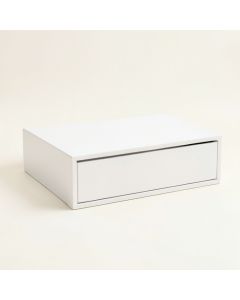Glen Falls Desktop Monitor Riser - White (synthetic illustration; no displayed measurements)