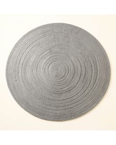 Pine Bridge Round Area Rug - Gray (synthetic illustration; no displayed measurements)