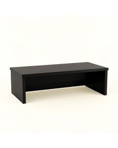 Wren Bridge Desktop Monitor Riser - Black (synthetic illustration; no displayed measurements)