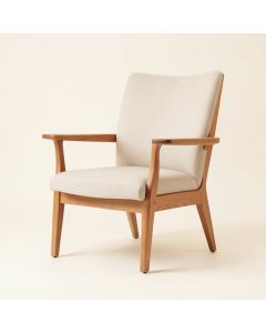 Antwerpen 35.5 '' Wide Linen Wingback Chair (synthetic illustration; no displayed measurements)