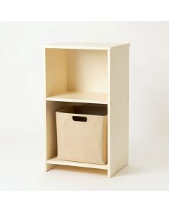 Ash Crossing Freestanding Pull-Out Hamper Cabinet - Cream (synthetic illustration; no displayed measurements)