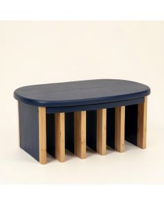 Clay Arc Shoe Storage Bench (synthetic illustration; no displayed measurements)