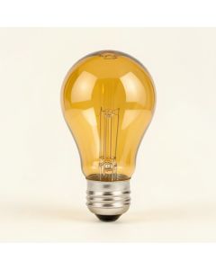 Amber Light Bulb (synthetic illustration; no displayed measurements)