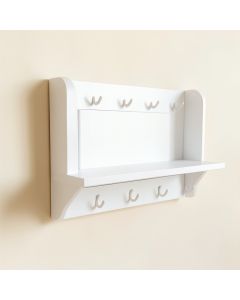 Hill Arc Wall-Mounted Entryway Organizer Shelf (synthetic illustration; no displayed measurements)