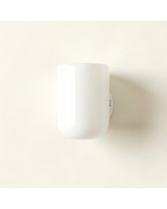 Juniper Dale Wall Sconce Mounted On A Plain Wall - White (synthetic illustration; no displayed measurements)