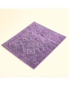 Delcastillo Geometric Purple Area Rug (synthetic illustration; no displayed measurements)
