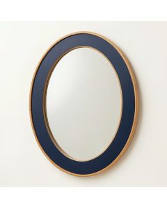 Wren Bluff Framed Wall Mirror - Navy (synthetic illustration; no displayed measurements)