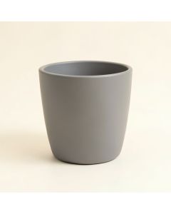 Happy Planter Planter , 14 '' X 14 '' X 13.6 '' , Continental Gray (synthetic illustration; no displayed measurements)