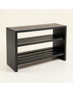 Spruce Canyon Shoe Storage Bench - Black (synthetic illustration; no displayed measurements)