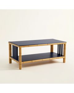 Linden Branch Coffee Table - Navy (synthetic illustration; no displayed measurements)