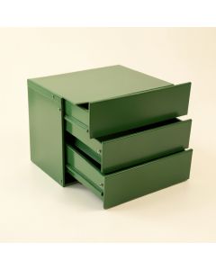 Moss Crest Under-Desk Drawer Unit - Green (synthetic illustration; no displayed measurements)