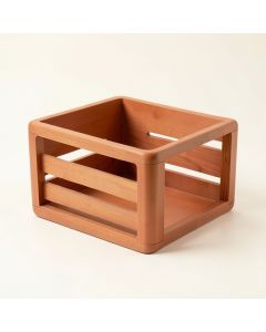 Hazel Falls Empty Furniture-Style Pet Crate - Terracotta (synthetic illustration; no displayed measurements)
