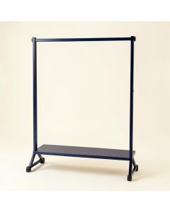 Lake Arc Empty Garment Rack - Navy (synthetic illustration; no displayed measurements)