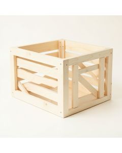 Bay Falls Empty Furniture-Style Pet Crate - Ivory (synthetic illustration; no displayed measurements)