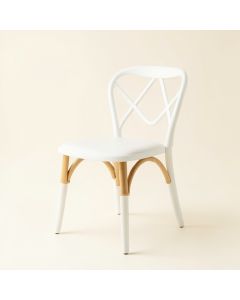Oak Dell Dining Chair - White (synthetic illustration; no displayed measurements)