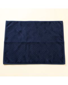Brook Bend Bath Mat - Navy (synthetic illustration; no displayed measurements)