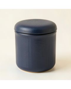 Wren Branch Storage Canister With Lid - Navy (synthetic illustration; no displayed measurements)
