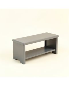Pine Canyon Narrow Outdoor Storage Bench - Gray (synthetic illustration; no displayed measurements)