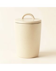 Moss Bridge Storage Canister With Lid - Ivory (synthetic illustration; no displayed measurements)