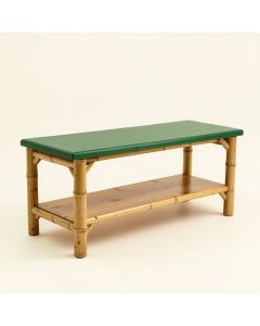Rowan Crossing Indoor Bench - Green (synthetic illustration; no displayed measurements)