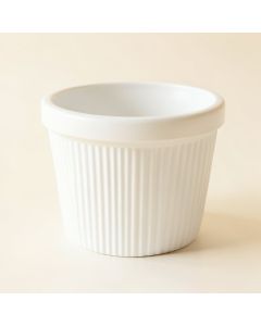 Cedar Bridge Empty Planter - White (synthetic illustration; no displayed measurements)