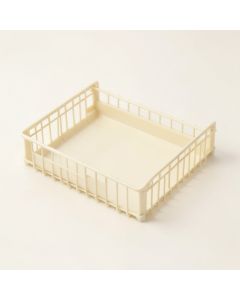 River Field Empty Under-Desk Cable Tray - Ivory (synthetic illustration; no displayed measurements)
