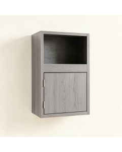 Summit Arc Wall-Mounted Entry Cabinet - Gray (synthetic illustration; no displayed measurements)