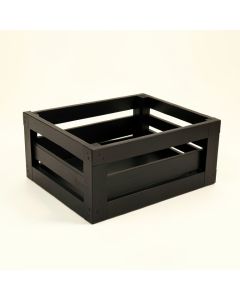 Laurel Crossing Empty Furniture-Style Pet Crate - Black (synthetic illustration; no displayed measurements)