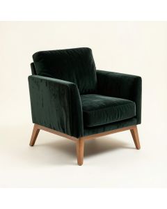 Eldermain 24.75 '' Wide Velvet Armchair (synthetic illustration; no displayed measurements)