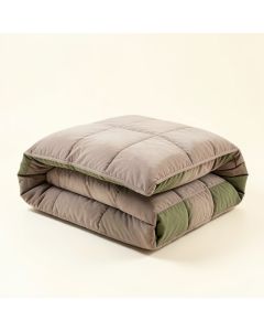 Are You Kidding ? - Coma Inducer® Oversized Queen Comforter - Frosted Clay Taupe (synthetic illustration; no displayed measurements)