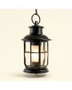 Bevin 2 -Bulb 14 '' H Outdoor Hanging Lantern (synthetic illustration; no displayed measurements)