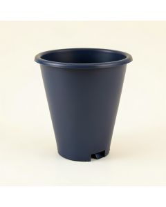 Shore Bluff Empty Railing Planter With Integral Brackets - Navy (synthetic illustration; no displayed measurements)