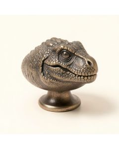 Oversized 2 '' Dinosaur Novelty Knob (synthetic illustration; no displayed measurements)