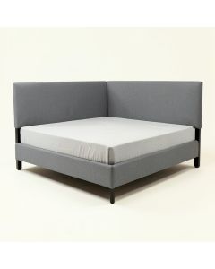Roussel Metal Twin Upholstered Standard Bed (synthetic illustration; no displayed measurements)