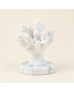 Sizer Aluminum Coral Marble Base Sculpture (synthetic illustration; no displayed measurements)