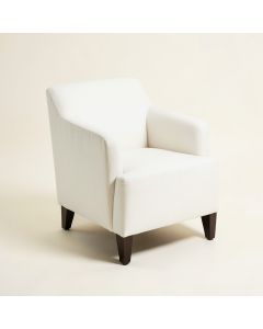 Ferndown Upholstered Side Chair In White (synthetic illustration; no displayed measurements)