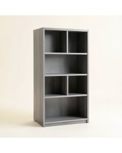 Reed Bend Freestanding Bookcase - Gray (synthetic illustration; no displayed measurements)