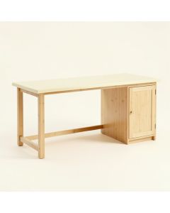Moss Dale Empty Workshop Workbench - Cream (synthetic illustration; no displayed measurements)