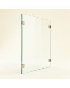 40 '' X 78 '' Frameless Fixed Glass Panel (synthetic illustration; no displayed measurements)