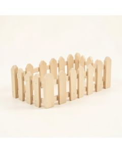 Cristiana 1:48 O Gauge Wood Picket Fence Model Train Display Accessory Outdoor Fairy Garden (synthetic illustration; no displayed measurements)