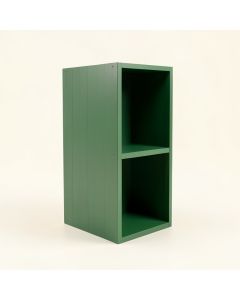 Linden Crossing Narrow Cubby Tower - Green (synthetic illustration; no displayed measurements)