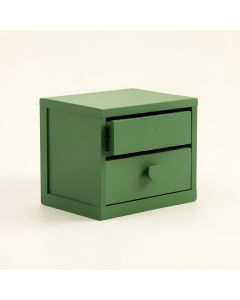 Hill Brook Small-Parts Storage Drawer Cabinet - Green (synthetic illustration; no displayed measurements)