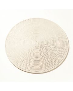 Rowan Bend Round Area Rug - Cream (synthetic illustration; no displayed measurements)